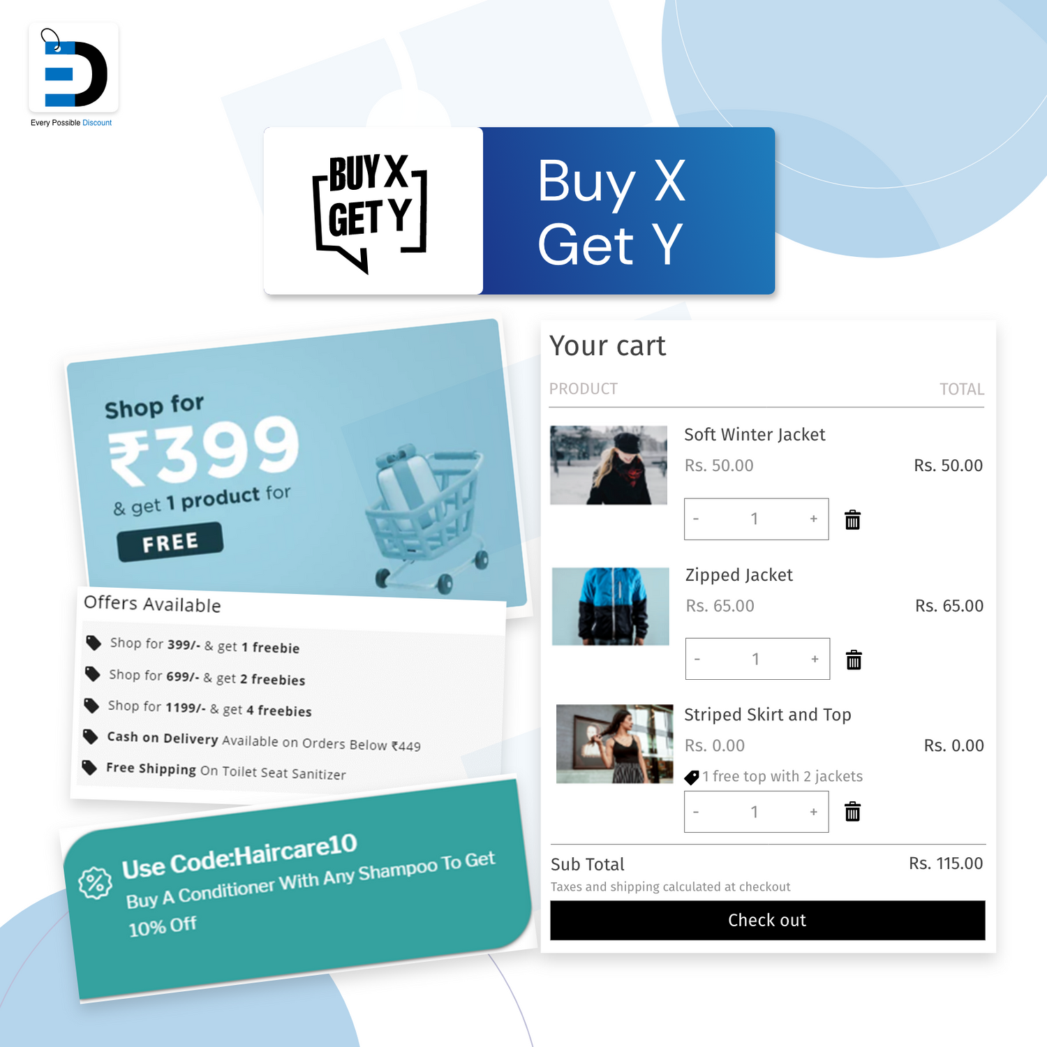 Advanced buy x get y shopify discount