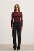 BAYSE ZOE TOP - PLUM (Copy)